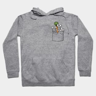 Cute Pocket Rabbits Hoodie